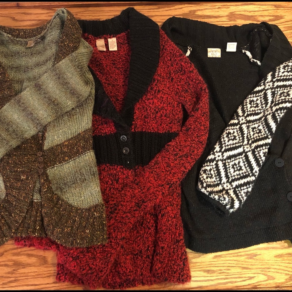 3 BKE Sweaters